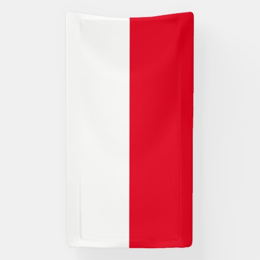 Poolse vlag van Polen aangepaste banner teken (Verticaal)