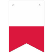 Poolse vlag vlaggetjes (Derde vlag)