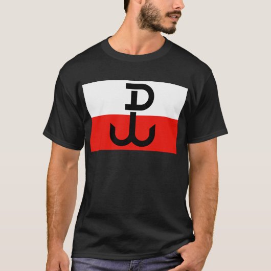 Poolse vlag voor verzet t-shirt (Voorkant)