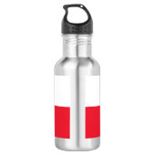 Poolse vlag waterfles  (Achterkant)