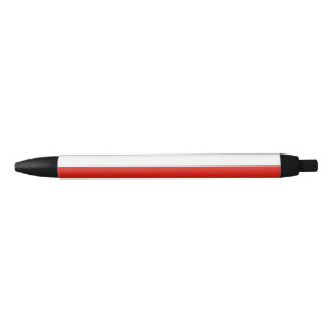 Poolse vlag zwarte inkt pen