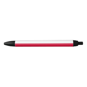 Poolse vlag zwarte inkt pen