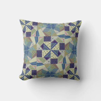 Poolse volks kunst-patchwork quilt-handgebreide lo kussen