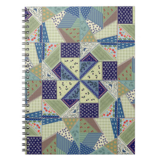 Poolse volkskunst - Patchwork deken - Handgeborduu Notitieboek