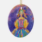 Poolse volkskunst Poolse cadeau Keramisch Ornament (Rechts)