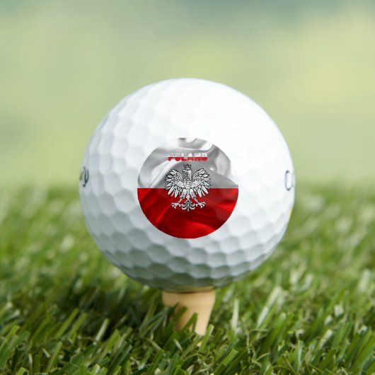 Poolse wapenschild golfballen (Insitu Shirt)