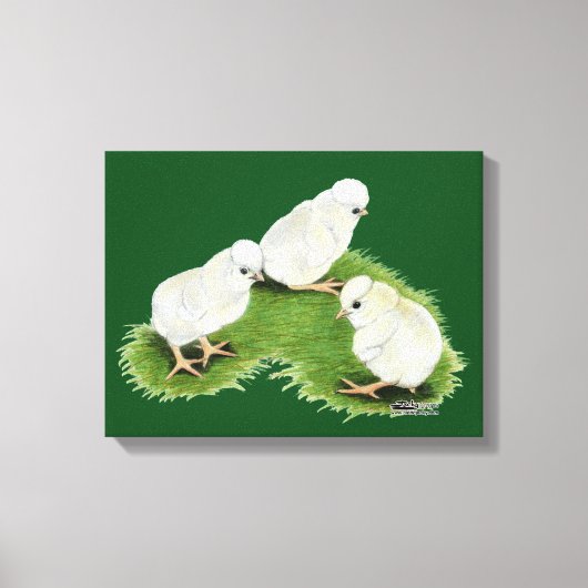 Poolse weekdieren canvas afdruk (Voorkant)