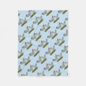 Poolse weekkippen fleece deken (Voorkant)