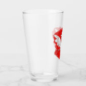 Poolse witte adelaar glas (Rechts)