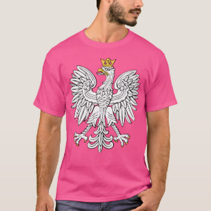 Poolse Witte Adelaar Nationaal Embleem Crest T-shirt