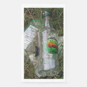 Poolse wodka gastenhanddoek servetten bizon gras