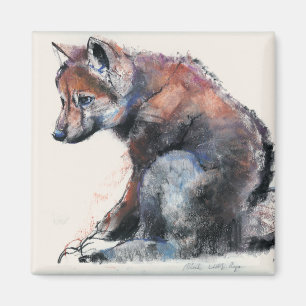 Poolse Wolf Pup 2001 Magneet