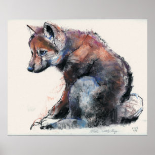 Poolse Wolf Pup 2001 Poster