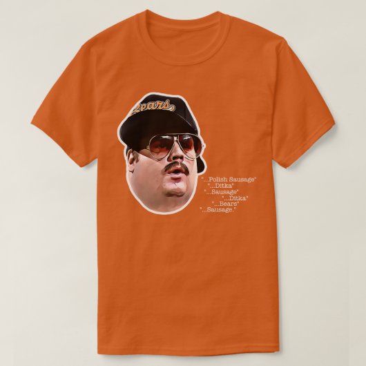 Poolse worst Beren ditka worst T-shirt (Design voorkant)