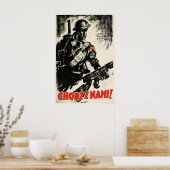 Poolse WWII-propagandaposter Kom met ons Poster (Keuken)