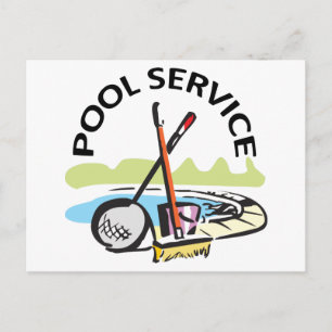 poolservice briefkaart