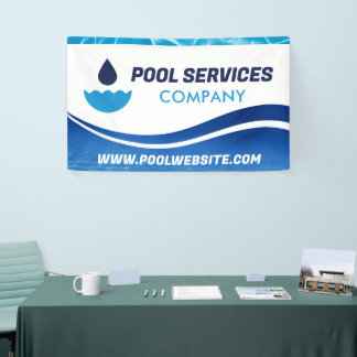 poolservices | blauwe watergolf | zwembad spandoek