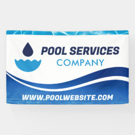 poolservices | blauwe watergolf | zwembad spandoek