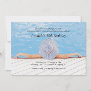 Poolside Invitation Kaart