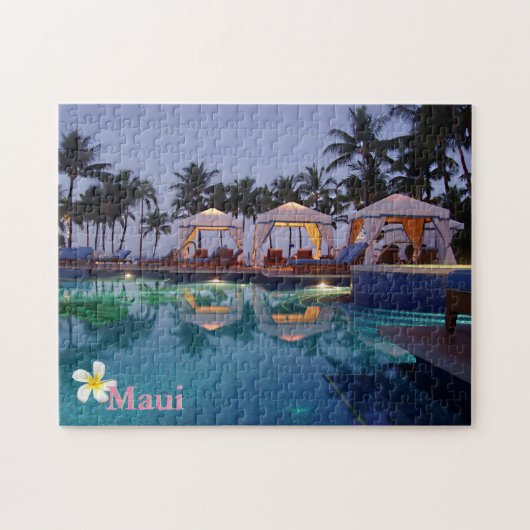 Poolside op Dawn Legpuzzel (Horizontaal)