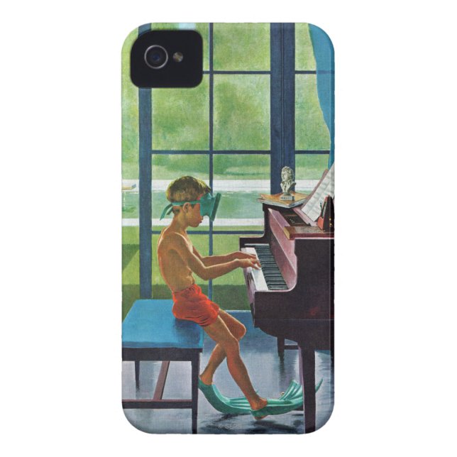 Poolside Piano Practice Case-Mate iPhone Case (Achterkant)