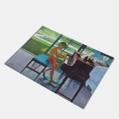 Poolside Piano Practice Deurmat (Schuin)