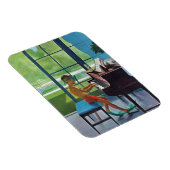 Poolside Piano Practice Magneet (Rechterzijde)