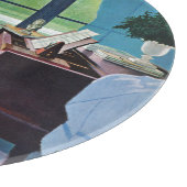 Poolside Piano Practice Snijplank (Hoek)