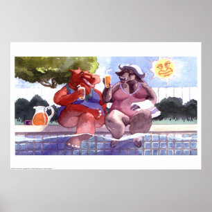 Poolside Poster