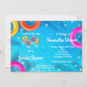 Poolside Summer Vrijgezellenfeest Kaart (Voorkant)