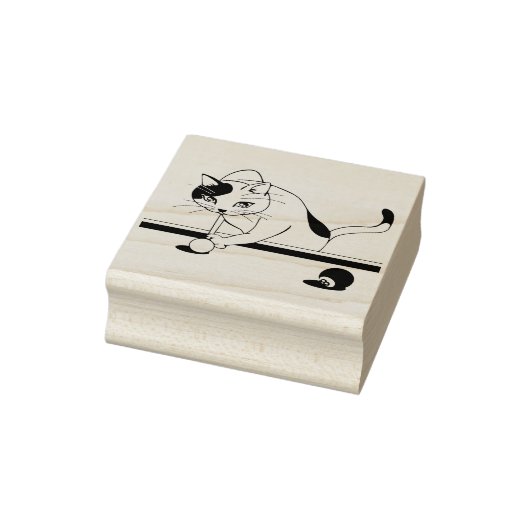 poolspel kattenstempel 	rubberstempel (Stempel)