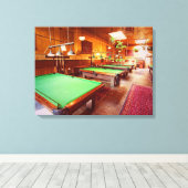 pooltabellen canvas afdruk (Insitu (Houten vloer))