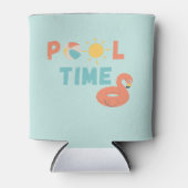 pooltijd. Blikjeskoeler (Voorkant)