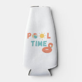 pooltijd. Flesjeskoeler (Voorkant)