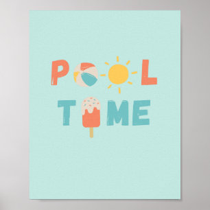 pooltijd. Poster en Prints