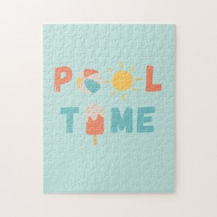 pooltijd. Puzzel