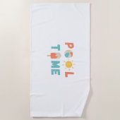 pooltijd. Strandlakens (Voorkant)