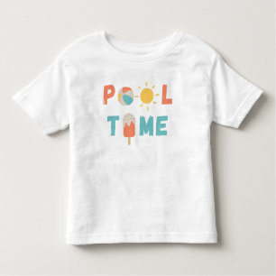 pooltijd. Toddler-Topjes en T-shirts