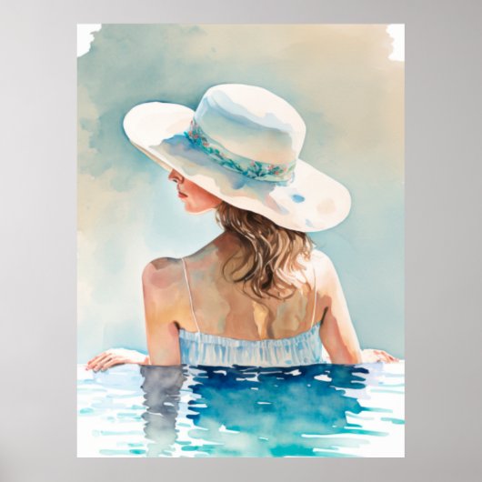 poolvakantie poster (Voorkant)