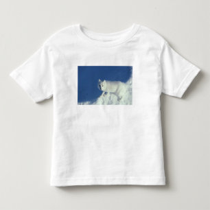 Poolvos Alopex lagopus) Een poolvos Kinder Shirts