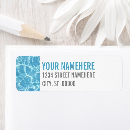 poolwater etiket (Insitu)