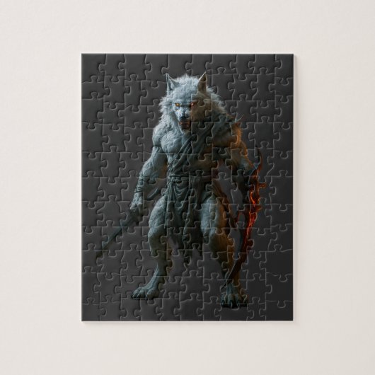 Poolwolf Legpuzzel (Verticaal)