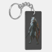 Poolwolf Sleutelhanger (Voorkant Links)