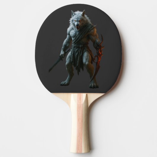 Poolwolf Tafeltennisbatje (Voorkant)