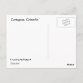 Poolzij in het Briefkaart Colombia (Achterkant)