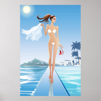 Poolzijbaan Poster