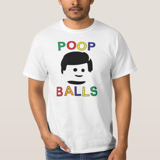 Poop Balls T-shirt (Voorkant)