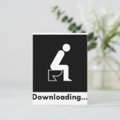 Poop downloaden briefkaart (Staand voorkant)