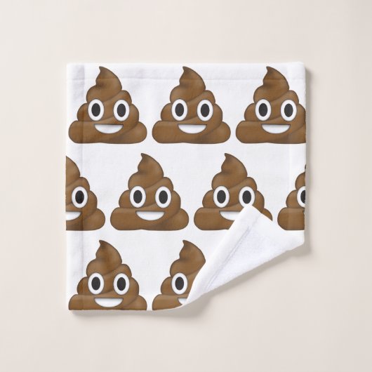 Poop émoji (Gant de toilette)