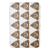 Poop emoji badmat (Voorkant Verticaal)